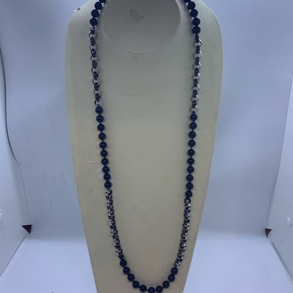 Fifth Avenue Collection Jewelry - Fifth Avenue black pearl and silver necklace
